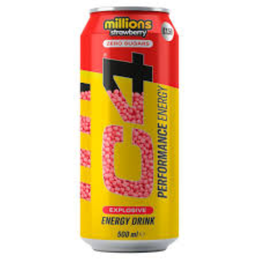 C4 PERFOMANCE ENERGY MILLIONS STRAWBERRY 500ML